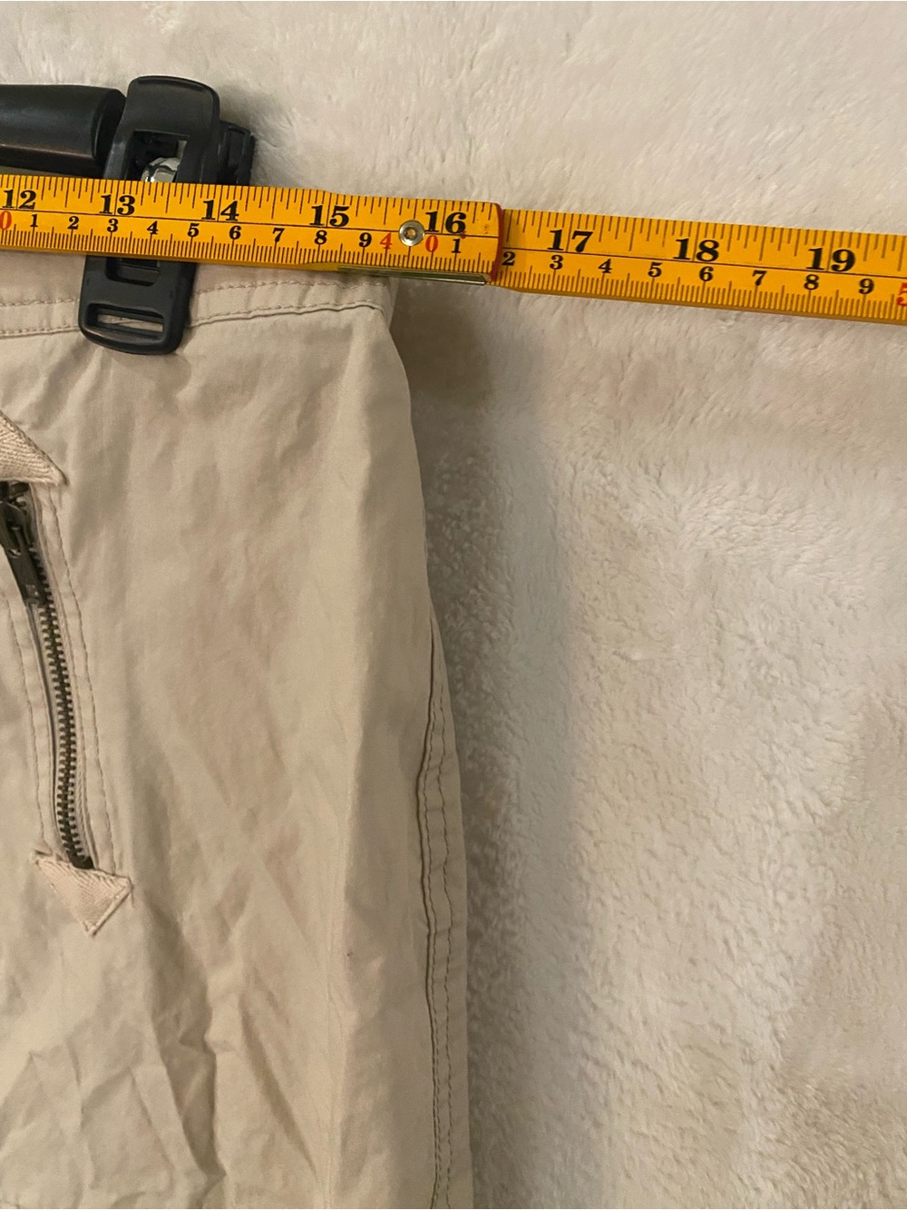 6 degrees Beige Ruffle-Hem Drawstring Skirt - Picture 3 of 4